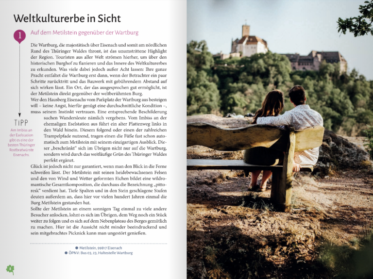 Buch "Glücksorte im Thüringer Wald"